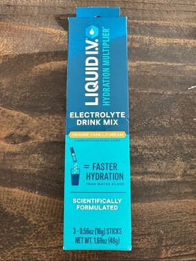 LIQUID IV Electrolyte Drink Mix - Orange Vanilla Dream 3 pk